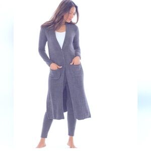 NWT-Barefoot Dreams Long Duster Cardigans /Gray
